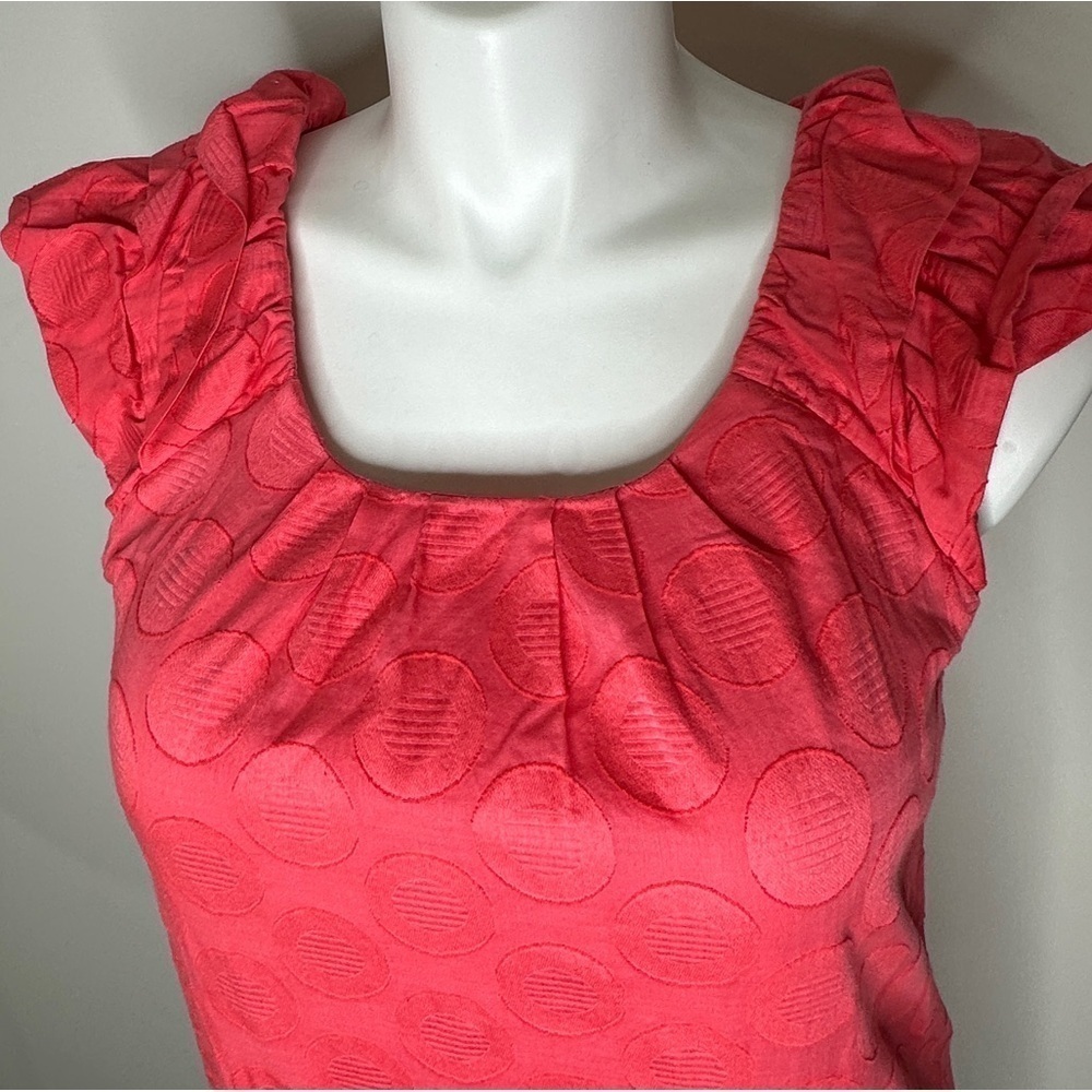 Rabbit Rabbit Rabbit coral dot dress 14 - Picture 5 of 7